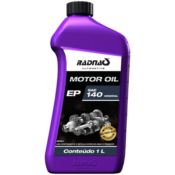 Óleo Lubrificante Mineral Transmissão EP 140 GL-5 1L RADNAQ-MO24-01