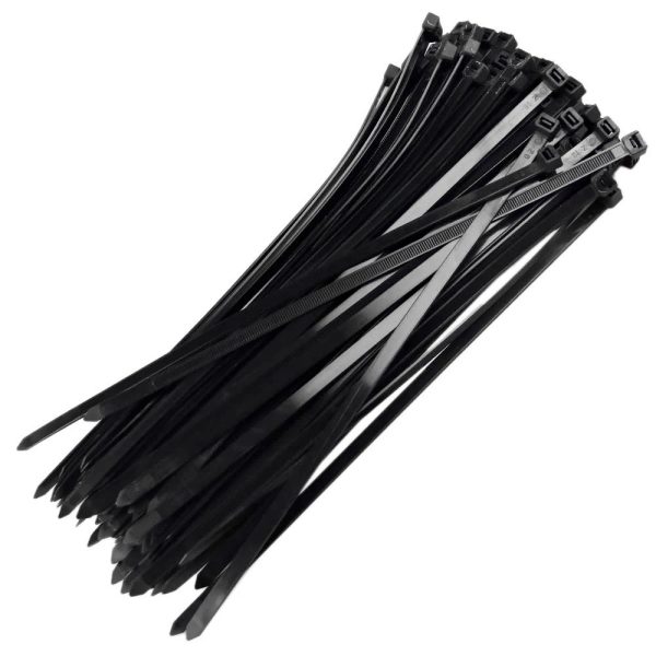 Abraçadeira de Nylon Preta 100 x 2,5mm com 100 Unidades RAYCO-12111