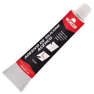 Silicone Acético Branco Resistente para Uso Geral 50g WORKER-281115