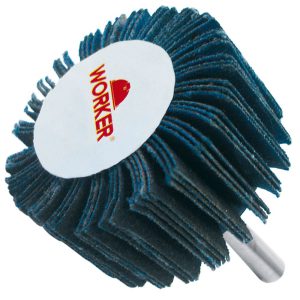Roda de Lixa Grão 100 30 x 20mm com Haste WORKER-215546