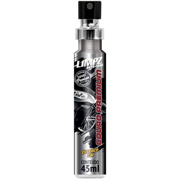 Cheirinho Aromatizante 45ml com Aroma de Couro Premium LIMPZ AUTO-CHS004