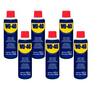 Kit 6 Desengripantes e Lubrificante 300ml WD40-K3910