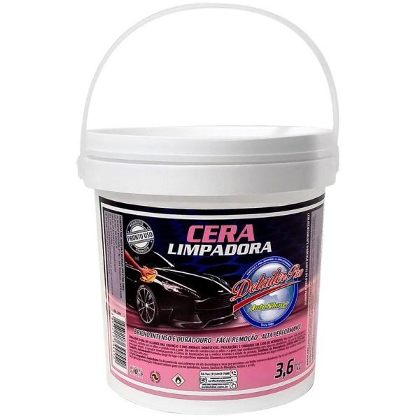 Cera Limpadora Laranja 3,6Kg AUTO SHINE-AS12504-3.6KGS