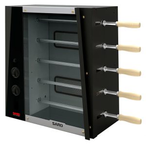 Assador Rotativo Elétrico 5 Espetos 220V SARO-CHR