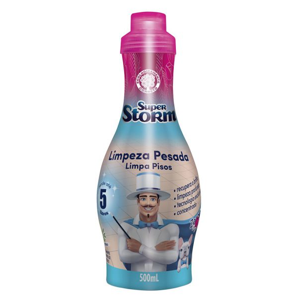 Super Storm Limpeza Pesada para Pisos Bamboo 500ml PULVITEC-FM048