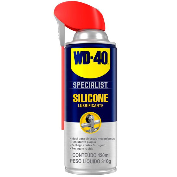 WD-40 Specialist Silicone Lubrificante 420ml – Aerossol. WD40-428434