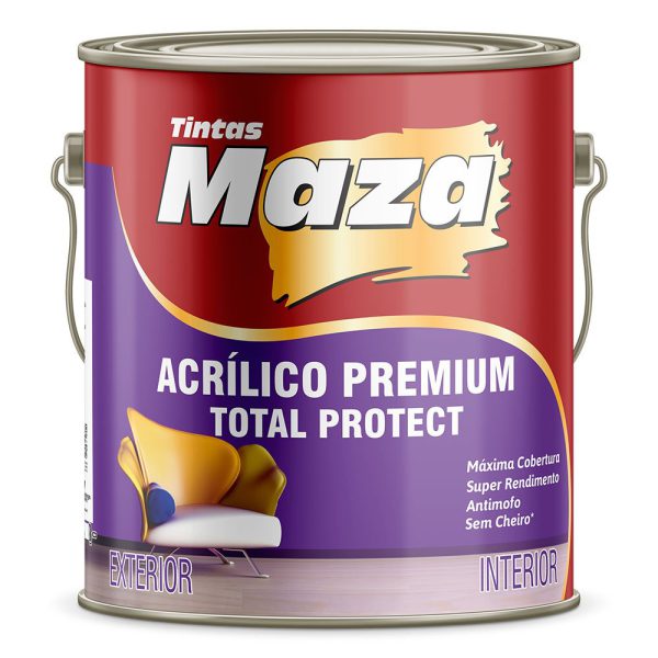 Tinta Acrílica Premium Cinza Elefante Fosco 3.6L MAZA-26811