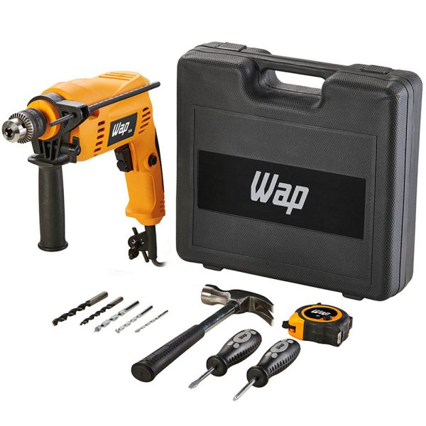 Furadeira e Parafusadeira de Impacto 3/8Pol. EFPI 700K10 com Maleta 127V WAP-FW00887
