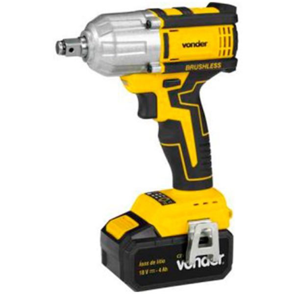 Chave de Impacto CIV180B 18V 1/2 Pol. com 2 Baterias 1 Carregador e 1 Maleta VONDER-6001180100