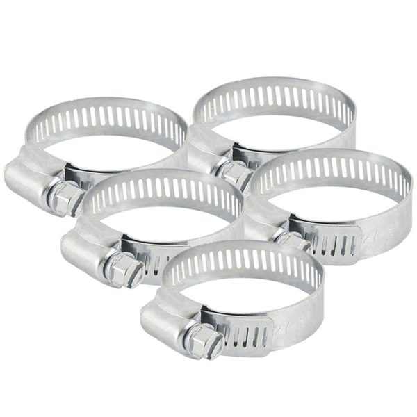 Abraçadeira de Aço Galvanizado Rosca Sem Fim de 13-23mm com 5 Unidades SPARTA-5401055