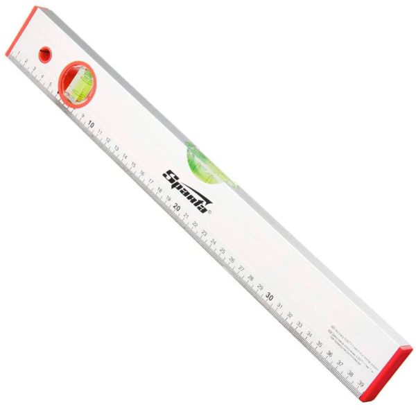 Nível de Alumínio 800 mm 2 Bolhas Escala Graduada SPARTA-9148455