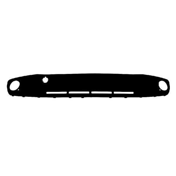 Moldura Para-Choque Dianteiro Preto com Furo para Volkswagen UP 2014 LOMA-LHT-06060040