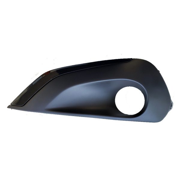Grade Friso Preto Esquerdo com Furo do Para-Choque para Peugeot 208 2016 LOMA-LHT-04028083