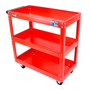 Carrinho para Ferramentas Aberto 03 Prateleiras Vermelho FORTGPRO-FG6000S