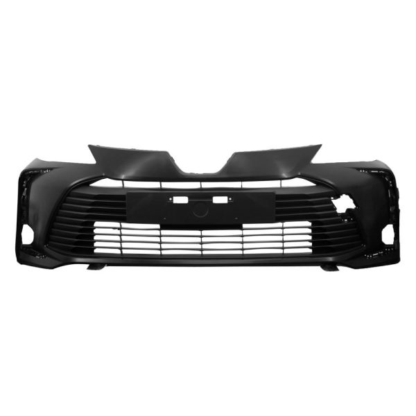 Para-Choque Dianteiro Preto Liso para Corolla 2019 a 2023 com Grade DTS-7075-I