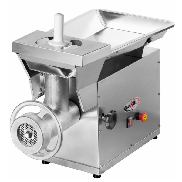 Moedor de Carnes Inox MBI-98 P 2,0CV Trifásico 220/380V com Disco Pré Cortador BECKER-0122056
