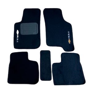 Tapete Carpete Grafite para Chevrolet Ágile 2009 a 2013 com 5 Peças SAMARA CAR-01195