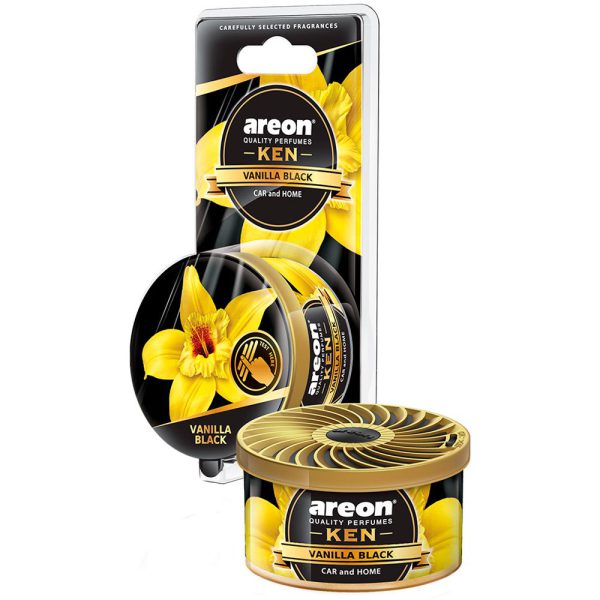 Aromatizante de Ambientes Ken Vanilla Black Baunilha AREON-967297