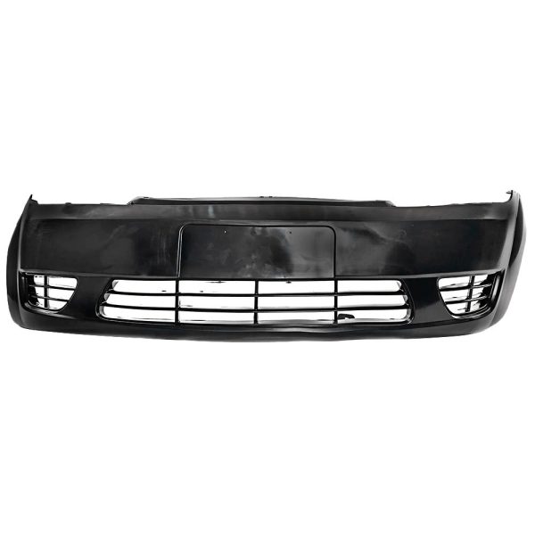Para-Choque Dianteiro Preto sem Furo para Ford Fiesta 2003 a 2007 LOMA-803