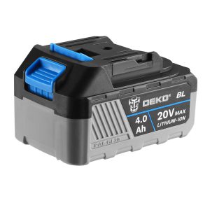 Bateria de Alta Performance Lítio Ion 4Ah 20V Intercambiável DEKO-BT20XL02-1040