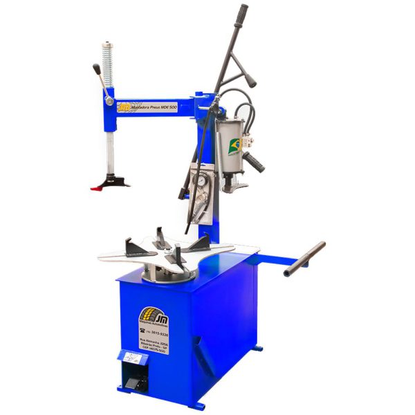 Montadora e Desmontadora de Pneus MDE-500 Trifásica 220V Azul JMEQUIPAMENTOS-6451