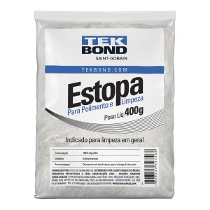 Estopa para Polimento e Limpeza 400g TEK BOND-14361340000
