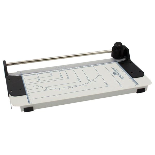 Refiladora Branca de Papel 350mm 4 Folhas com Tampa em Aço MENNO-477