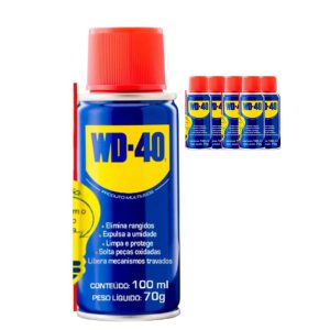 Kit com 6 Un WD-40 Produto Multiusos 100ml – Aerossol WD40-K5545