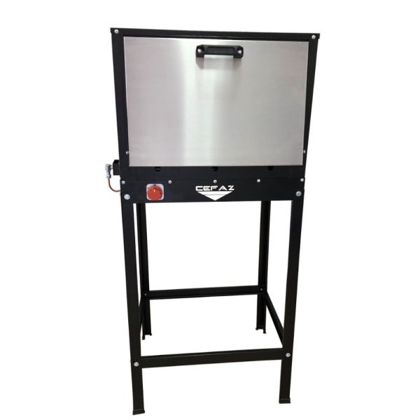 Forno Industrial FRG-07 Médio a Gás GLP 80L com Cavalete CEFAZ-FRG-07