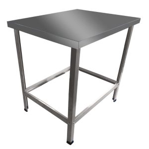 Mesa de Serviço Slim MSIS-12 55 x 60cm em Aço sem Travessa CEFAZ-MSIS-12
