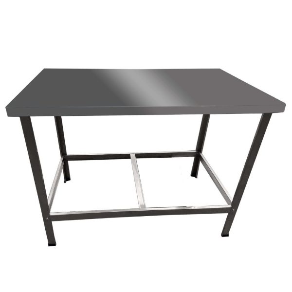 Mesa de Serviço Slim MSIS-14 55 x 80cm em Aço com 1 Travessa CEFAZ-MSIS-14