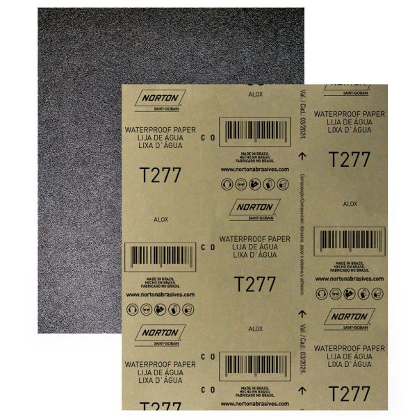 Folha de Lixa D Água T277 230x280mm Grão 400 NORTON-5539541831
