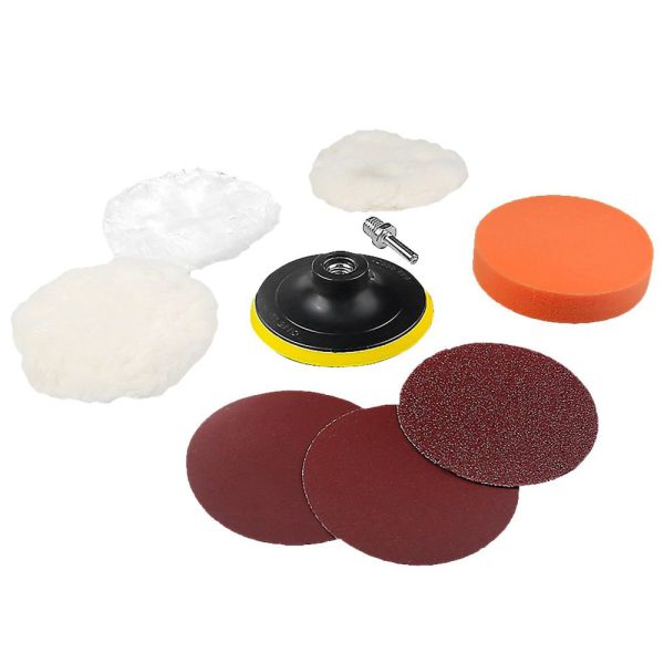 Jogo para Polimento e Lixamento 4 1/2 Pol. com 9 peças FORTGPRO-FG7007C