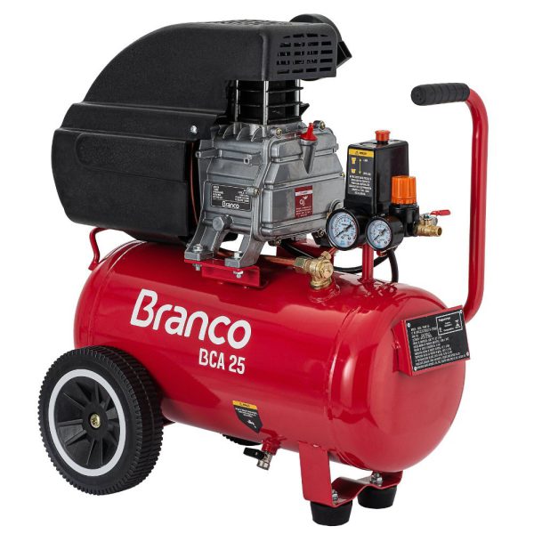 Motocompressor de Ar BCA25 6,3 Pés 24L 2HP 220V BRANCO-4436591