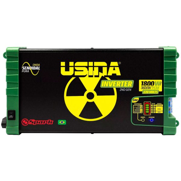 Inversor de Tensão Senoidal 1800W 24V 220V USINA-313408