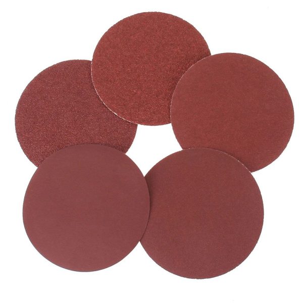 Jogo de Discos de Lixa em Óxido de Alumínio 125mm com 5 Peças FORTGPRO-FG7084C