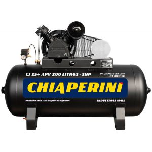 Compressor de Ar Alta Pressão CJ15+ 200L 15 Pés 175 PSI sem Motor CHIAPERINI-680