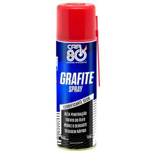 Spray Grafite Lubrificante Seco 300ml CAR80-GRAFITE