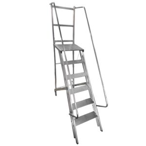 Escada de Alumínio Tipo Plataforma 5D + Plataforma REAL ESCADAS-PLAT150L