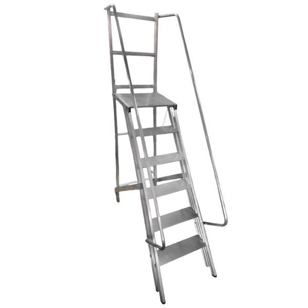 Escada de Alumínio Tipo Plataforma 5D + Plataforma REAL ESCADAS-PLAT150L