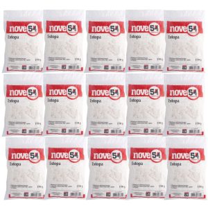 Kit com 15 Estopas branca para polimento embalagem com 150 g NOVE 54-K7167