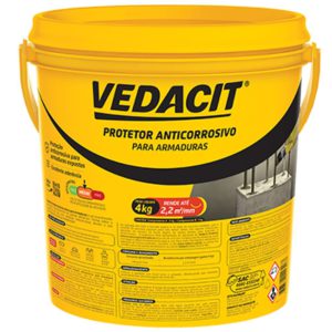 Revestimento Polimérico Bicomponente para Proteção de Armaduras Armatec 4kg VEDACIT-121505