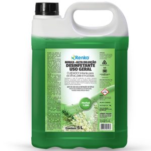 Mirax Desinfetante Alta Diluição Herbal 5 Litros RENKO-MADH10