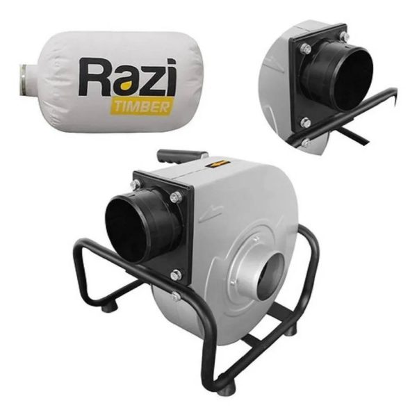 Coletor de Pó com Reservatório 49L 510 m³/h 220V RAZI-RZ-CPP1M