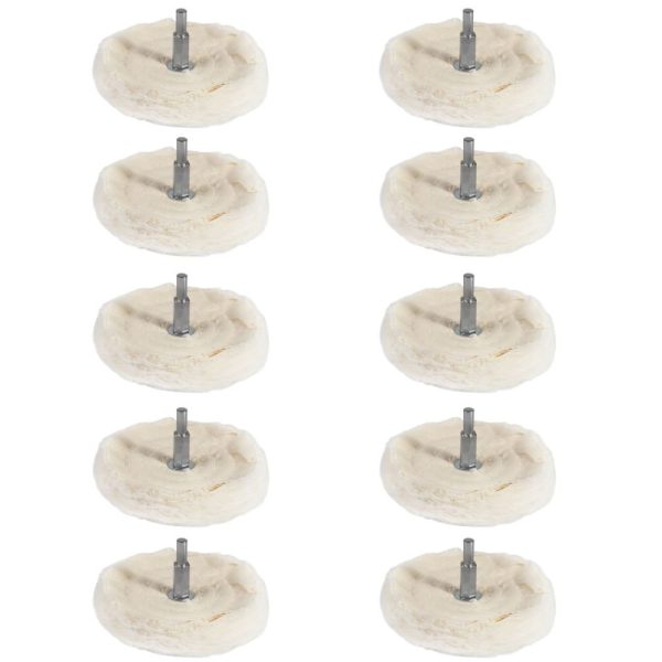 10 Rodas de Pano para Polimento com Haste 4 Pol. FORTGPRO-K6560