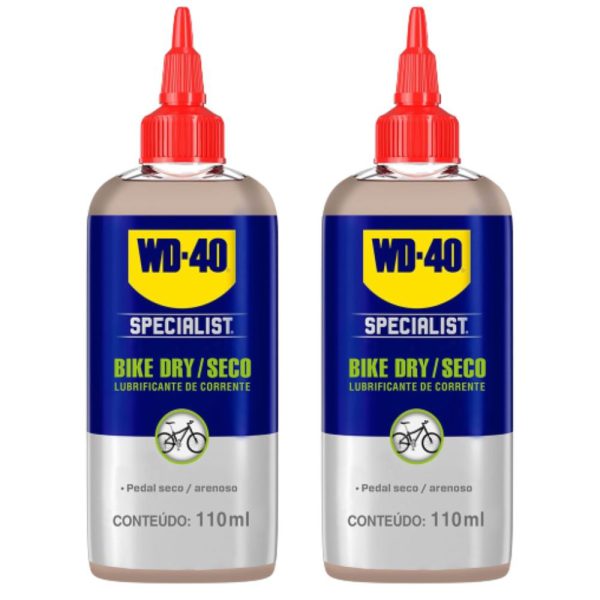 2 Lubrificantes Bike Dry 110ml WD40-K6688