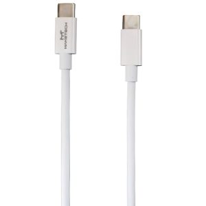 Cabo CA-155 Carregamento Turbo Type-C Emborrachado 1m Branco MAKETECH-553313