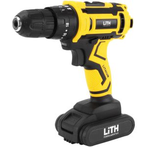 Furadeira/Parafusadeira de Impacto a Bateria 18V Li-Ion 3/8 Pol. com Carregador Bivolt LITH-LT7037