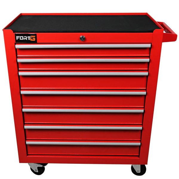 Carrinho para Ferramentas 07 Gavetas Vermelho FORTGPRO-FG8842