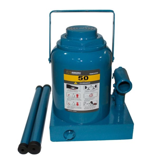 Macaco Garrafa Hidráulico 50 Toneladas RIBEIRO-RMG050